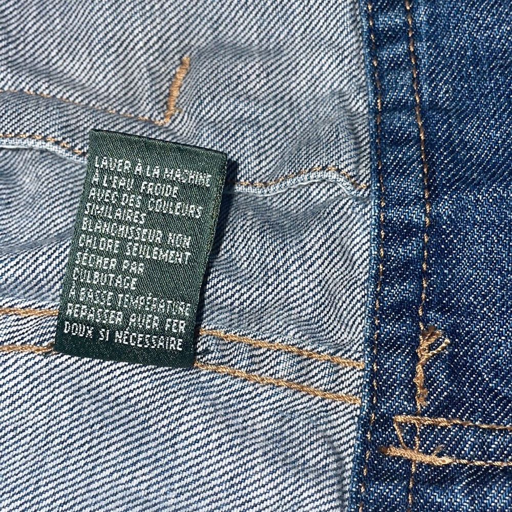 Lauren Jeans Co. Southwestern Style Beadwork Trucker Jacket, Size Small - Picture 16 of 17